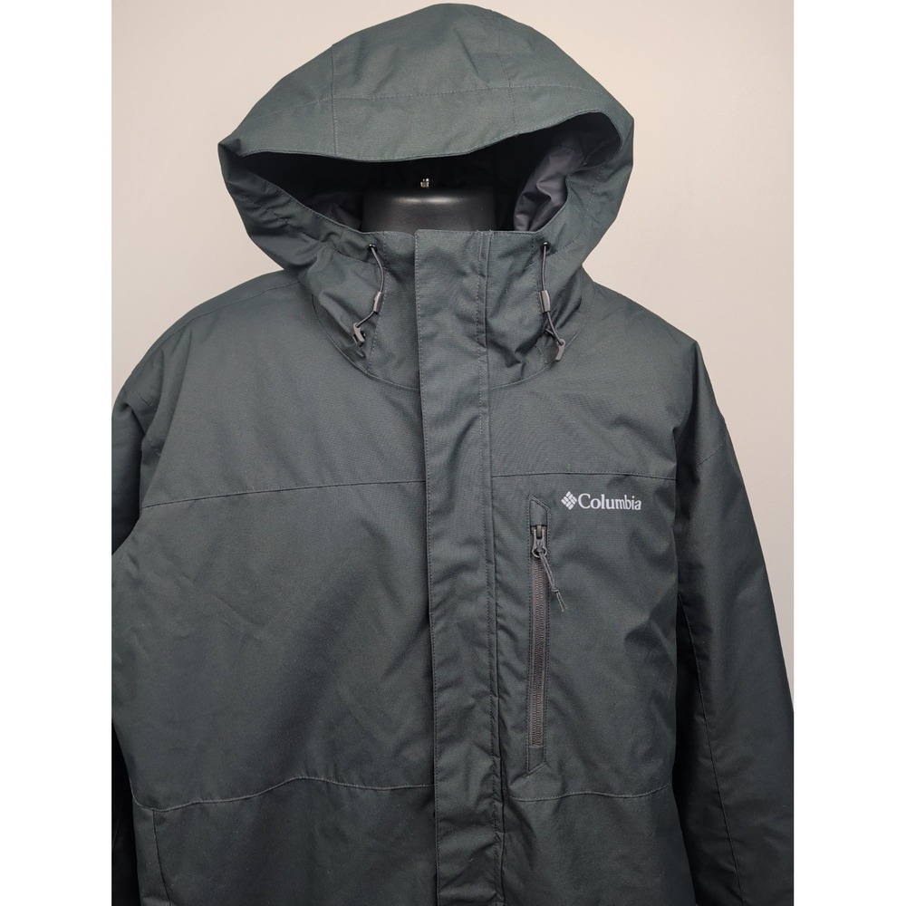 Columbia Men's Tipton Peak III Insulated Jacket Black Hiking Winter Size 3XLT